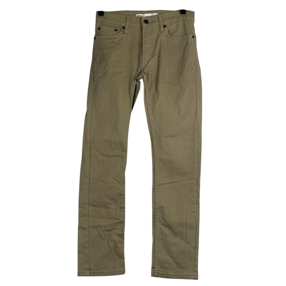 Levis 510 Skinny Pants Womens 27 Tan Khaki Skater Streetwear